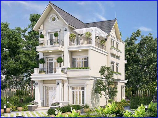 15+ Mẫu nhà mái lệch 3 tầng đẹp hiện đại